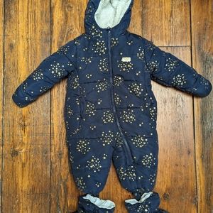 Winter onesie jacket with booties